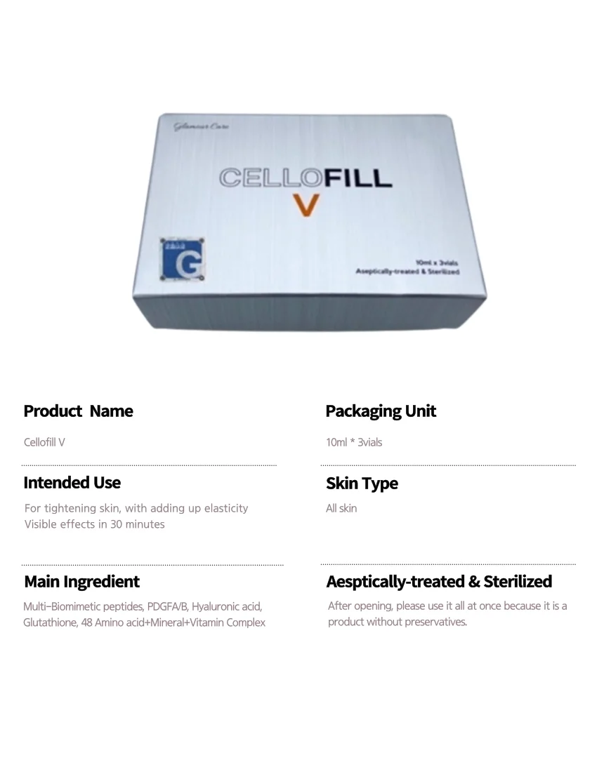 韓國CELLOFILL 小V臉 輪廓緊緻+提升+緊實三合一精華 (10ml)