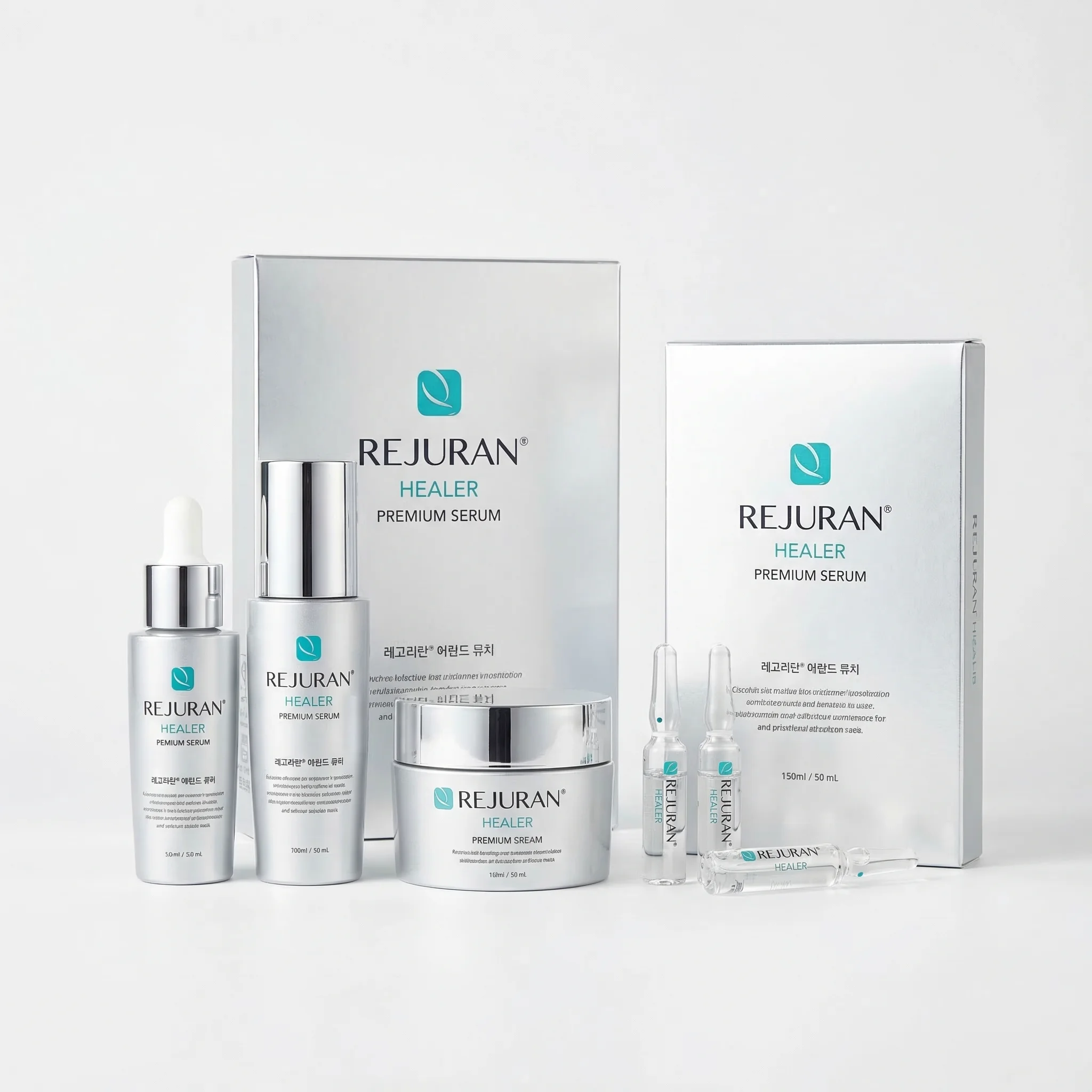 韓國 REJURAN HEALER 花水乳霜套裝(爽膚水 120ml + 乳液 45ml)